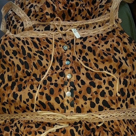 Spell designs Saphari sundress S dress safari RARE - Picture 6 of 8